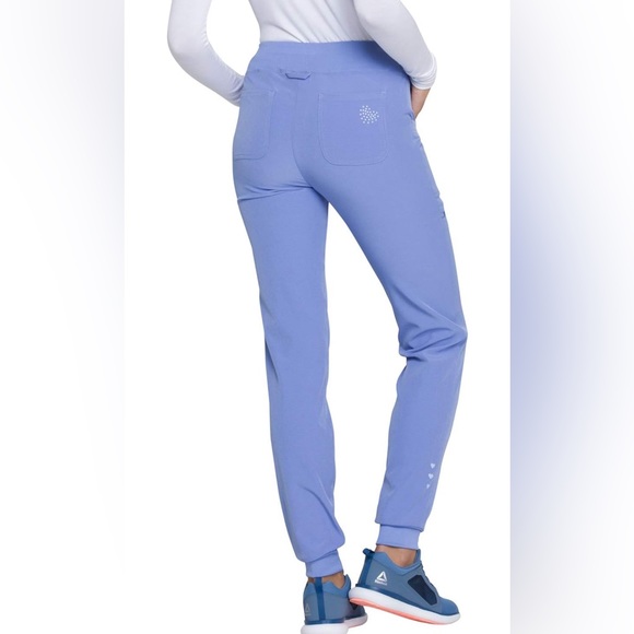 HeartSoul Jogger Scrub Pants for Women, Ciel/light blue- SIZE XS PETITE 🩵 - Picture 2 of 7